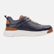 Resim Marcomen 17123 Kalın Taban Hafif Deri Sneaker Erkek Ayakkabı Lacivert 