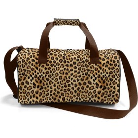 Resim Coral High Kahverengi Leopar Desenli Spor Çanta 27533 