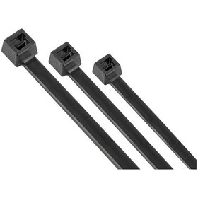 Resim MEŞEM CIRTLI PLASTİK KELEPÇE 3,6x370 100 ADET SİYAH (KABLOBAĞI) 