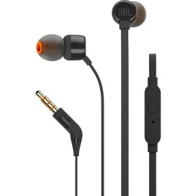 Resim JBL T160 Mikrofonlu Kulakiçi Kablolu Kulaklık Siyah 