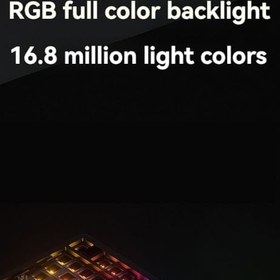 Resim Kablolu Tuş Takımı Kablolu Düğme ve RGB Işık Contası, Alüminyum Kablolu Klavye, Dizüstü Bilgisayar, Ofis, Oyuncu, Sıcak Değişim C için K 