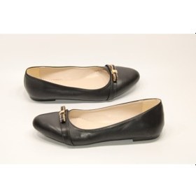 Resim Ayakcity Kaymaz Düz Taban Toka Detay Klasik Günlük Babet (545559670) 