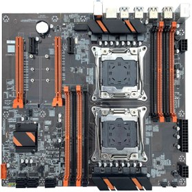 Resim OEM X99 Çift Işlemci Destekli Anakart Intel Xeon E5 2698bv3 64 Çekirdek Işlemci + 2 Adet Fan 