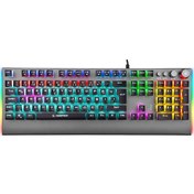 Resim Rampage KB-R210 Favory Rainbow Aydınlatmalı Kristal Red Switch Mekanik Klavye AYNI GÜN STOKTAN GÖNDERİM ADINIZA FATURALI