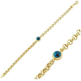 Resim Altın Nazar Boncuğu Bileklik - 722000020074 Altın 