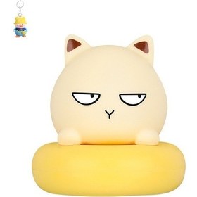 Resim Szypzstore Runxi Life Hall Yaratıcıkarikatür Bebek Gece Lambasıçocuk Hediyesi Yatak Odasıuykuşarj Edilebilir Patlama Lambasımasaüstüoyuncak Zrwrn1 Sari 