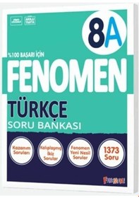 Resim Fenomen Okul Yayınları 8. Sınıf Lgs Türkçe A Fenomen Soru Bankası 