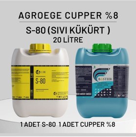 Resim Agroege Cupper % 8 - Sıvı Kukurt S80 Set 20 LT 