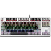 Resim Lecoo GK304 Red Switch RGB Mekanik Türkçe Q 