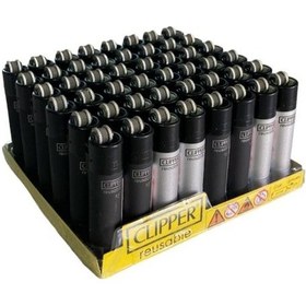 Resim Clipper Micro Soft Siyah Gri Taşlı Cakmak 48 Adet 0948 