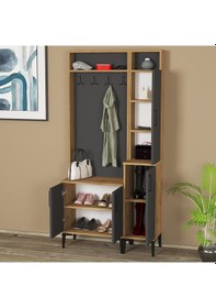 Resim Kalenderdekor1 Kalender Dekor Rose-1-2 Rs06 Portmanto Vestiyer Ayakkabılık 