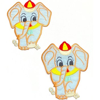 Ütü Ile Yapışan Bebek Battaniye Aplikesi / Bebek ve Çocuk Aplikesi / 2 Li Set