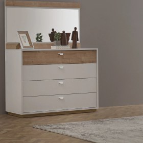 Resim Enza Home Polka Şifonyer - Beyaz 