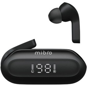 Resim Yaozixa Mibro Siyah Bt 5.3 Kulaklık - Ipx4 Su Geçirmez, Gürültü Engelleme, 6.5 Saat Müzik Süresi 