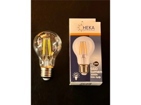 Resim Mikasso 6 Watt E27 Duylu 3000 Kelvin Günışığı 660 Lümen LED Rustik Ampul 