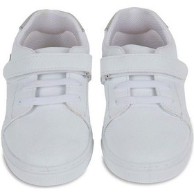 Resim First Step S-1000 Yıldızlı Cırt Cırtlı Kız Bebek Günlük Spor Ayakkabı Beyaz - Gümüş 