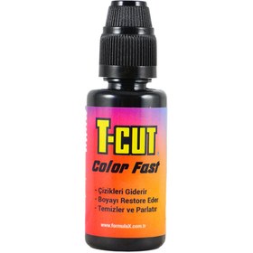 Resim T Cut Colour Fast (100ml) (Siyah) Hızlı Renklendirici & Çizik Giderici & Boya Restore Edici 