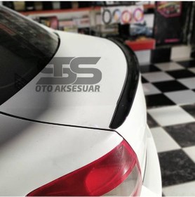 Resim Sts Oto Aksesuar Renault Clio Symbol 2008 - 2012 Talia Bagaj Üstü Spoiler Piano Black (Parlak Siyah) 