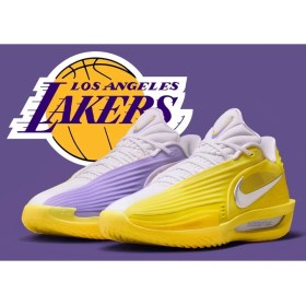 Resim Nike G.t. Cut 3 Turbo Los 'angeles Lakers' Profesyonel Basketbol Ayakkabısı-Sportxstore 