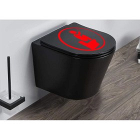 Resim MCEM STORE Sticker Ev-banyo Sticker-klazöt Kapağı Sticker 