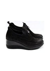 Resim Kadın Dolgu Topuk Nubuk Deri Ayakkabı Siyah 2111522k Siyah 