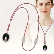 Resim Taşınabilir Şarj Edilebilir Boyun ve Omuz Masaj Aleti Ayarlanabilir Kayışlı, USB Şarjı, 300mAh Pil, Dijital Ekran, Kas Gevşetme için Ergonomik Tasarım, Boyun ve Sırt Masaj Aletleri 