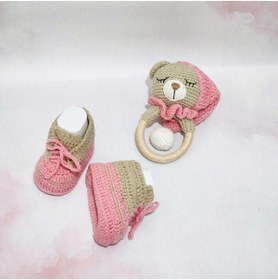 Resim Damla Qmigurumi 3lu uykucu ayicik set 