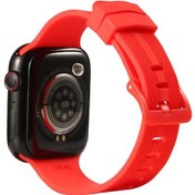 Resim Ariatech Watch 7 45mm Krd-23 Uyumlu Kordon-kırmızı 