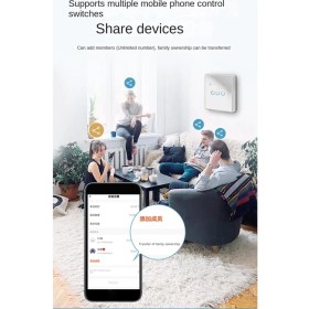 Resim Bueattuh Olsa Da Too Wifi Akıllı Anahtar Dokunma Işık Anahtarı Sıfır Yangın Hattı 3 Anahtar Beyaz (Yurt Dışından) 