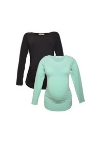 Resim Luvmabelly Myra2301_2306 Hamile Tshirt Seti 