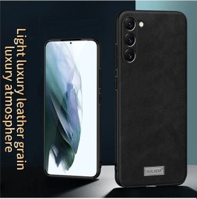 Resim Samsung Galaxy Uyumlu S25 5g Sulada Darbeye Dayanıklı Tpu Hibrit El Yapımı Deri Telefon Kılıfı 