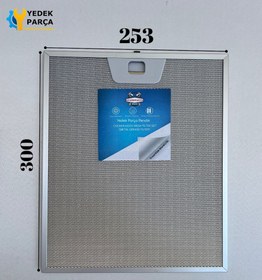 Resim Beko: ADV9510EI | 253x300 mm Aspiratör & Davlumbaz Tel Yağ Filtresi | Model: 00431222 - 50248271004 - 9189387004 | 25x30 cm 