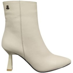 Resim Venüs 2554002k İnce Topuk Sivri Deri Klasik Kadın Bot Bej 
