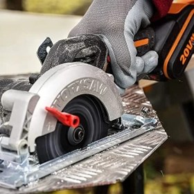 Resim Mabeyn Worx WX531 20VOLT 2.0AH. Li-Ion 120MM Kömürsüz Profesyonel Çok Amaçlı Daire Testere 