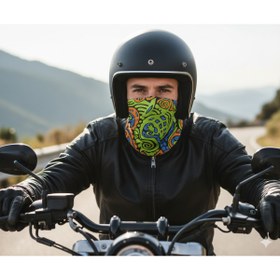 Resim Pulse Outdoor GRAFFİTY Unisex Motorcu Buff Outdoor Bandana– Rüzgâr, Toz ve Soğuğa Karşı Nefes Alabilir 