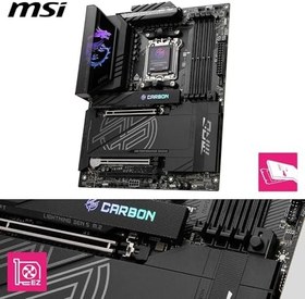Resim MSI MPG X870E CARBON WIFI AM5 DDR5 8400MHZ(OC) USB4 4x M.2 HDMI 5G LAN 2.5G LAN WIFI 7 RGB ATX 