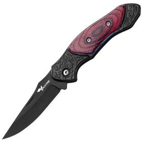 Resim Valkyrie Mini Taktik Katlanır Çelik Outdoor Kamp Bıçak 15.8 Cm Kompakt & Dayanıklı Tasarım Kırmızı Kırmızı 