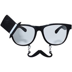 Resim Parti Gözlük Sihirbaz Şapka Bıyıklı 