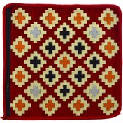 Resim HitDukkan Dekoratif Otantik Çift Taraflı Fermuarlı Kilim Şark Köşesi Minder Kılıfı (40cmx41cm) 