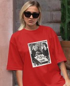 Resim Yaşlı ve Genç Kadın Oversize Tişört 