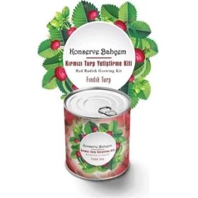 Resim Robinanka Konserve Bahçem Evde Konservede Fındık Turp Yetiştirme Kiti 