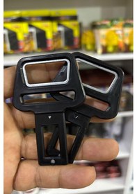 Resim Emniyet Kemeri Aparatı, Şişe Açıcı, Evrensel Uyumlu, Siyah Renk 