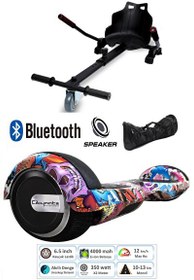 Resim Citymate Elektrikli Kaykay Scooter Hoverboard Akıllı Dengeli - Hover Kart - Çanta Full Paket Desen10 