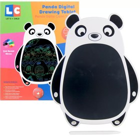 Resim Nessiworld LCD Dijital Renkli Panda Çizim Tableti 8,5 İnç 