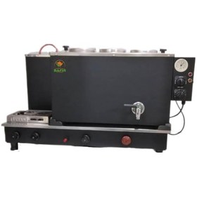 Resim 4 Demlikli Elektrikli Doğalgazlı Siyah Renk Çay Kazanı A++ Safir 