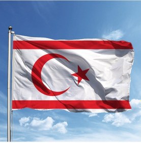 Resim Kuzey Kıbrıs Türk Cumhuriyeti bayrağı Bayrağı 100*150 