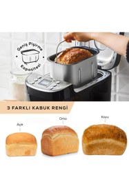 Resim Karaca 15 Programlı Hamur Yoğurma Ekmek Yapma Makinesi 45 Farklı Tarifli Kitapçık 1500 gr Kapasite 