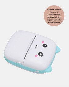 Resim Genel Markalar XMPDBY Kablosuz Mini Cep Yazıcısı Bluetooth Destekli (121124) 1200mAh Bataryalı 