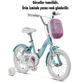 Resim Ümit 1625 Hawaii Çantalı Kız Çocuk Bisikleti 16 Jant Sky Blue 