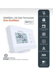 Resim Nordic General HT300S Smart Günlük&Haftalık Programlanabilir Wifi Özellikli Akıllı Kablosuz Oda Termostatı 